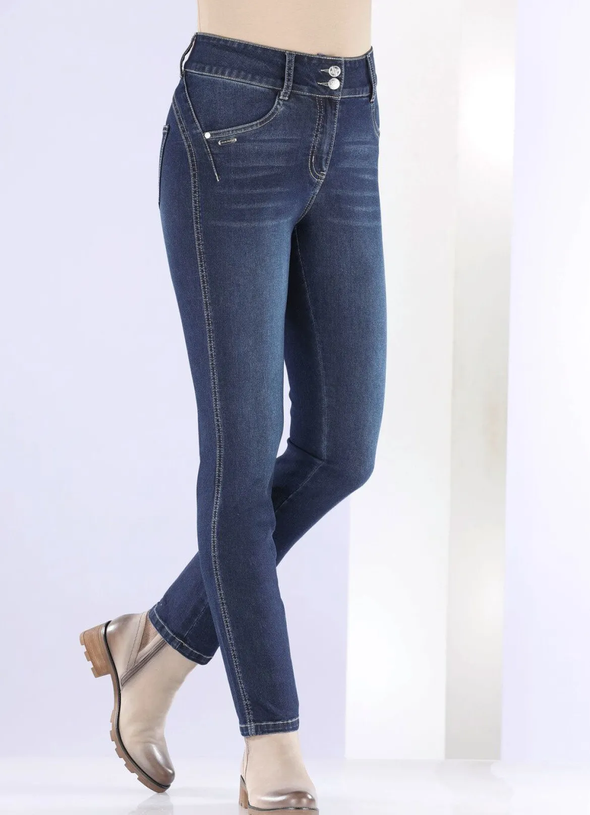 Shaping-Jeans in 4-Pocket-Form