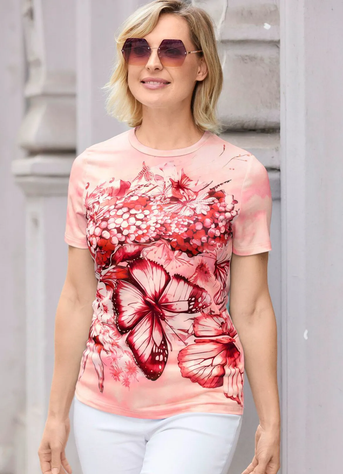 Shirt in Batik-Optik