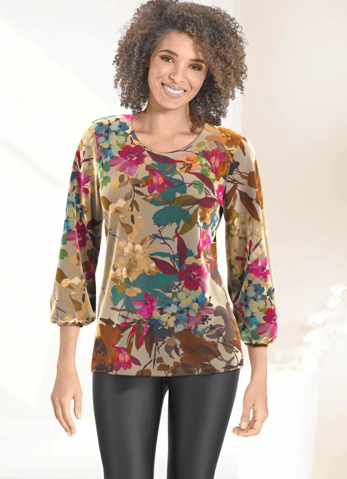 Shirt mit Allover-Dessin
