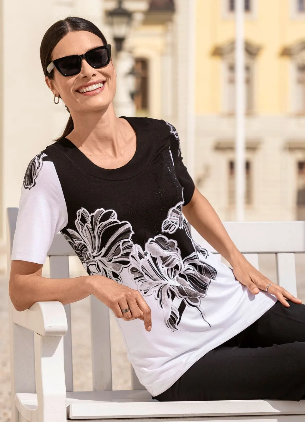 Shirt mit Allover-Druck