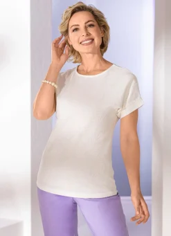 Shirt mit angesetzem Abschluss