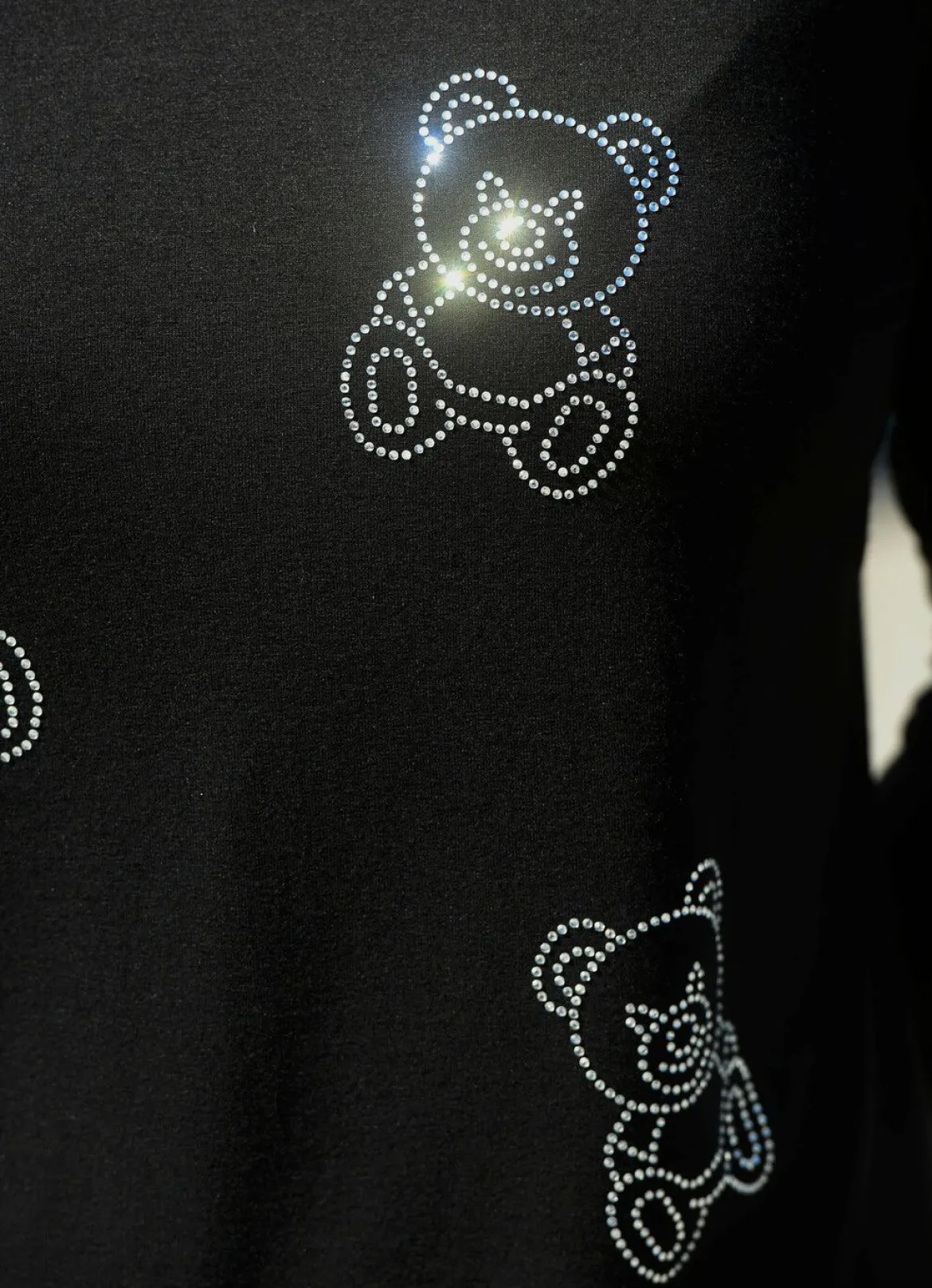 Shirt mit Bärchen-Strasszier