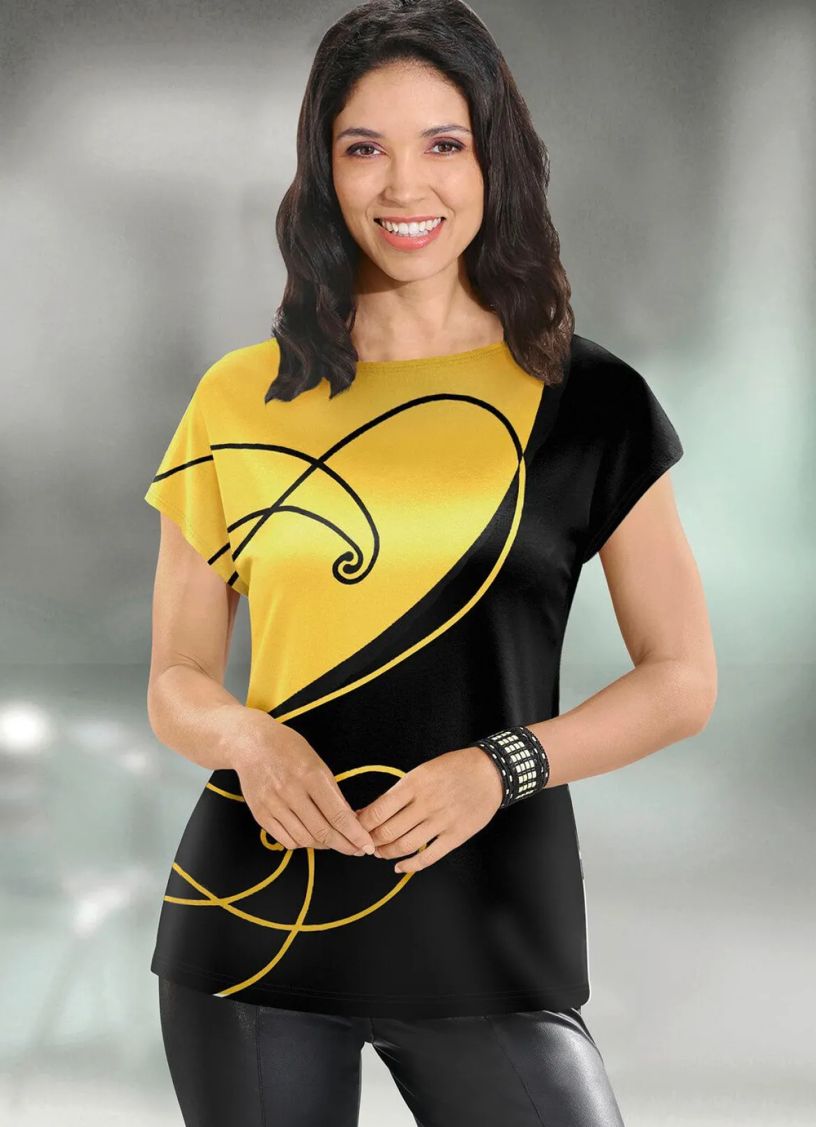 Shirt mit edlem Druck