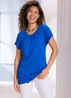 Shirt mit Faltenlegung