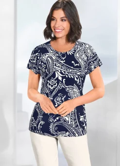 Shirt mit farbbrillantem Druck