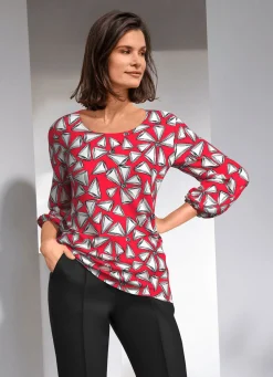 Shirt mit farbbrillantem Druck