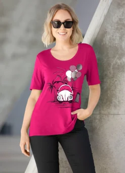 Shirt mit Flatlock-Naht in 2 Farben
