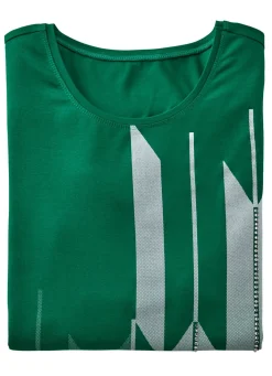 Shirt mit Kontrastdruck