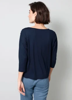Shirt mit 3/4-langen Ärmeln