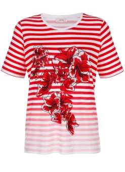 Shirt mit platziertem Druckmotiv