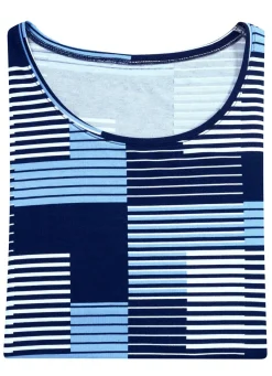Shirt mit Rundhalsausschnitt in 3 Farben