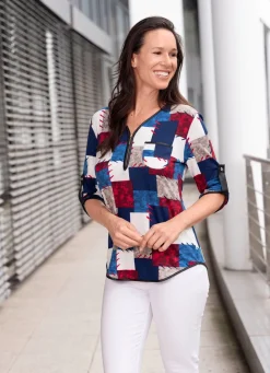 Shirt-Tunika in tollem Dessin