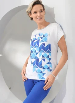 Shirt-Tunika mit tollem Bordüren-Druck