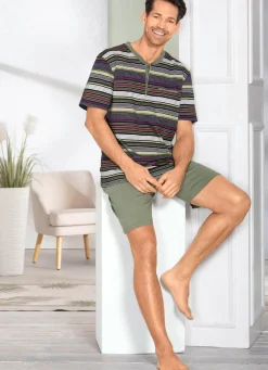 Shorty mit Knopfleiste