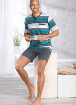 Shorty mit Knopfleiste