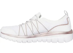 SKECHERS, trendige Damen-Slipper, aus gestricktem Mesh-Material