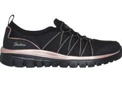 SKECHERS, trendige Damen-Slipper, aus gestricktem Mesh-Material