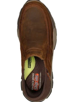 SKECHERS, bequeme Herren-Slipper, mit geformter Slip-Ins Fersenplatte