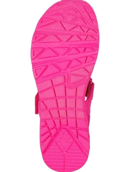 SKECHERS Sandale aus dehnbarem Textilmaterial