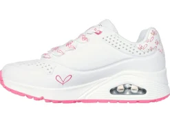 SKECHERS Schnür-Sneaker mit niedlichen Herzchen bedruckt