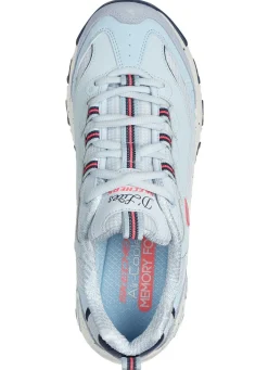 SKECHERS Schnür-Sneaker mit Veloursleder-Besätzen