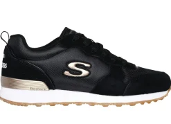 SKECHERS, sportliche Damen-Sneaker, aus Leder, Synthetik und Mesh