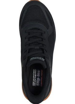 SKECHERS, sportliche Herren-Sneaker, mit geformter Slip-Ins Fersenplatte
