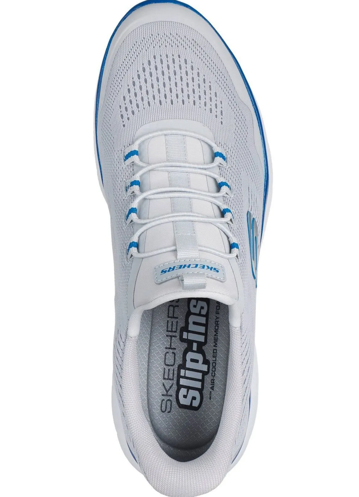 SKECHERS, sportliche Herren-Sneaker, mit geformter Slip-Ins Fersenplatte