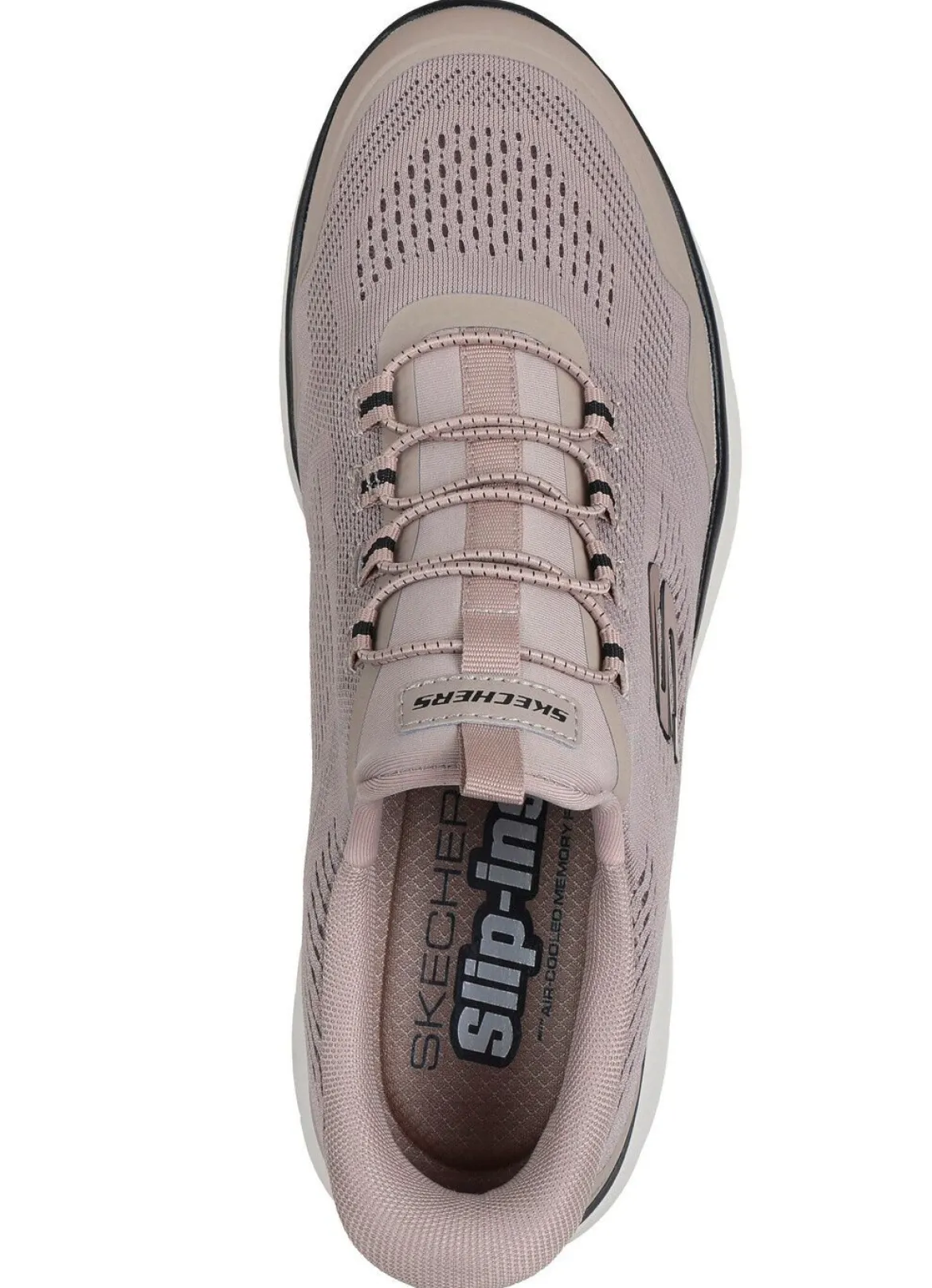 SKECHERS, sportliche Herren-Sneaker, mit geformter Slip-Ins Fersenplatte