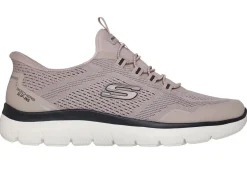 SKECHERS, sportliche Herren-Sneaker, mit geformter Slip-Ins Fersenplatte