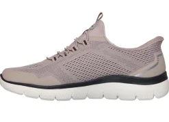 SKECHERS, sportliche Herren-Sneaker, mit geformter Slip-Ins Fersenplatte