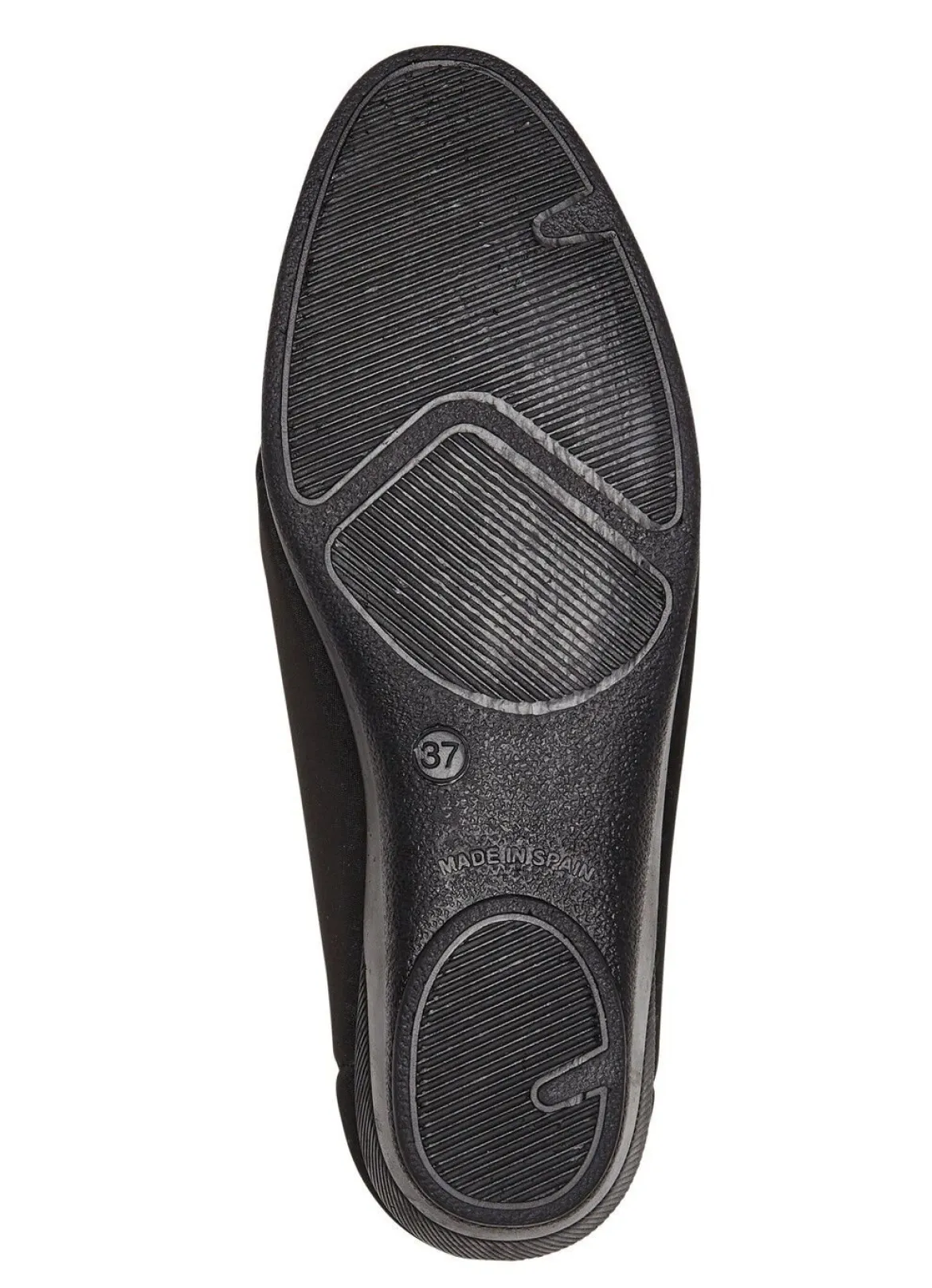 Slipper aus elastischem Textilmaterial