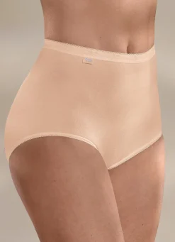 Sloggi Dreierpack Maxi Slip mit elastischen Abschlüssen
