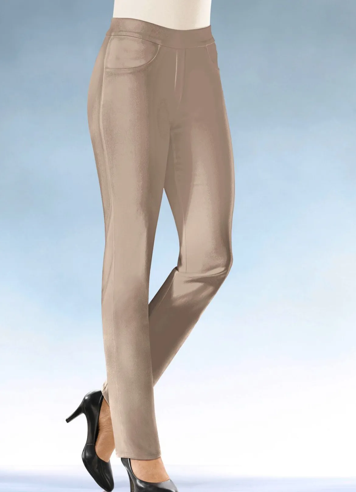 Soft-Stretch-Hose in komfortabler Schlupfform