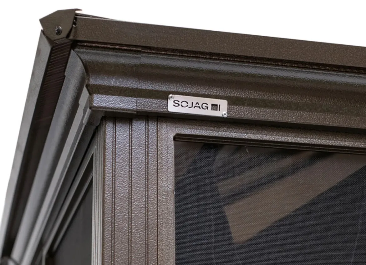 SOJAG Aluminium Pavillon Castel in edlem Bronzeton