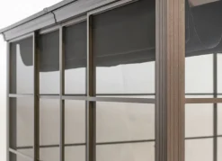 SOJAG Aluminium Pavillon Castel in edlem Bronzeton