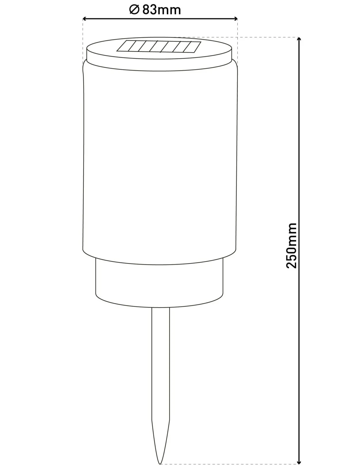 Solar-Dekoleuchten "Mila", 2er-Set
