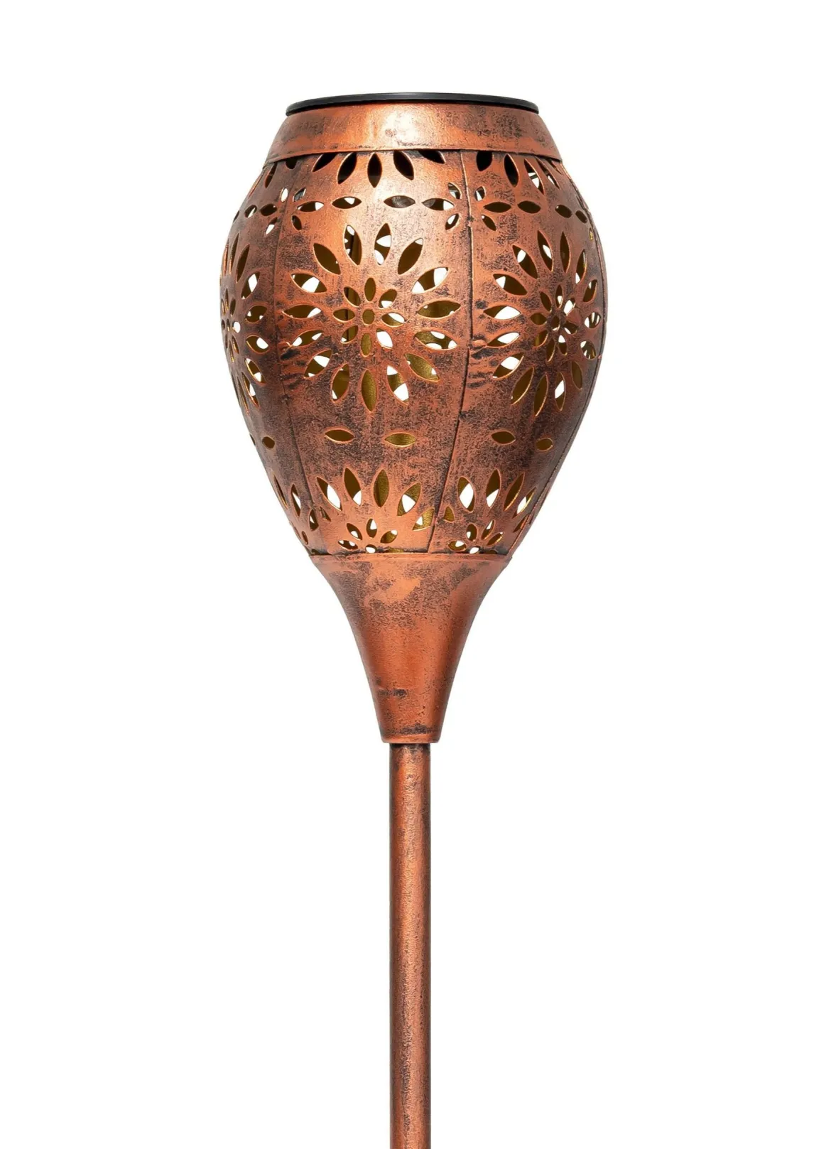 Solar-Gartenfackel, 2er-Set