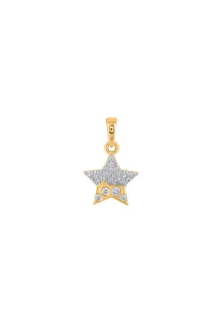 Stern-Anhänger mit 20 Brillanten