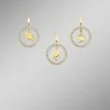 Sternzeichen-Anhänger aus Gold mit Zirkonia