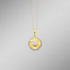 Stilvoller Anhänger mit Brillant und Diamanten