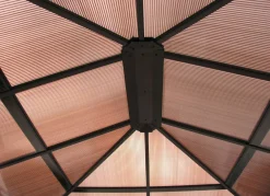 Stilvoller Hardtop-Pavillon