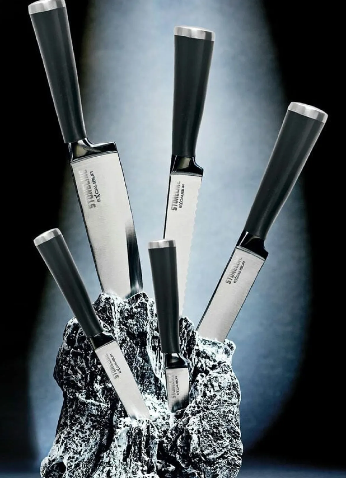 Stoneline® Excalibur® Messerblock, 7-teilig