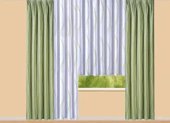 Store im Wellen-Dessin mit Universalschienenband