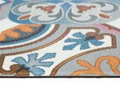 Strapazierfähiger Küchenläufer und -teppich im Fliesen-Design