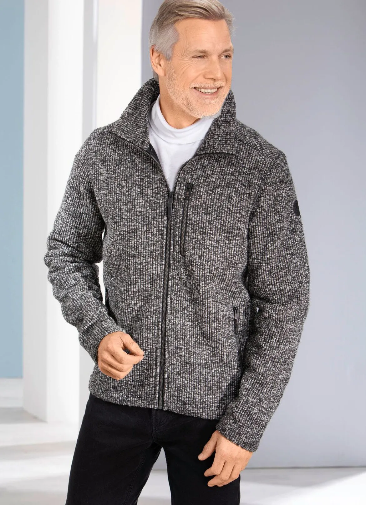 Strickfleece-Kurzjacke von „G.I.G.A. DX by Killtec“