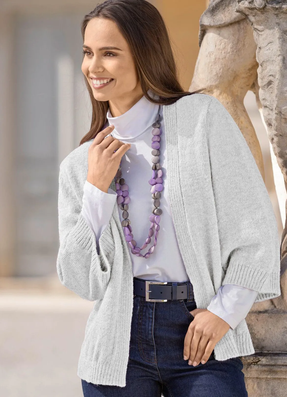 Strickjacke mit Alpaka