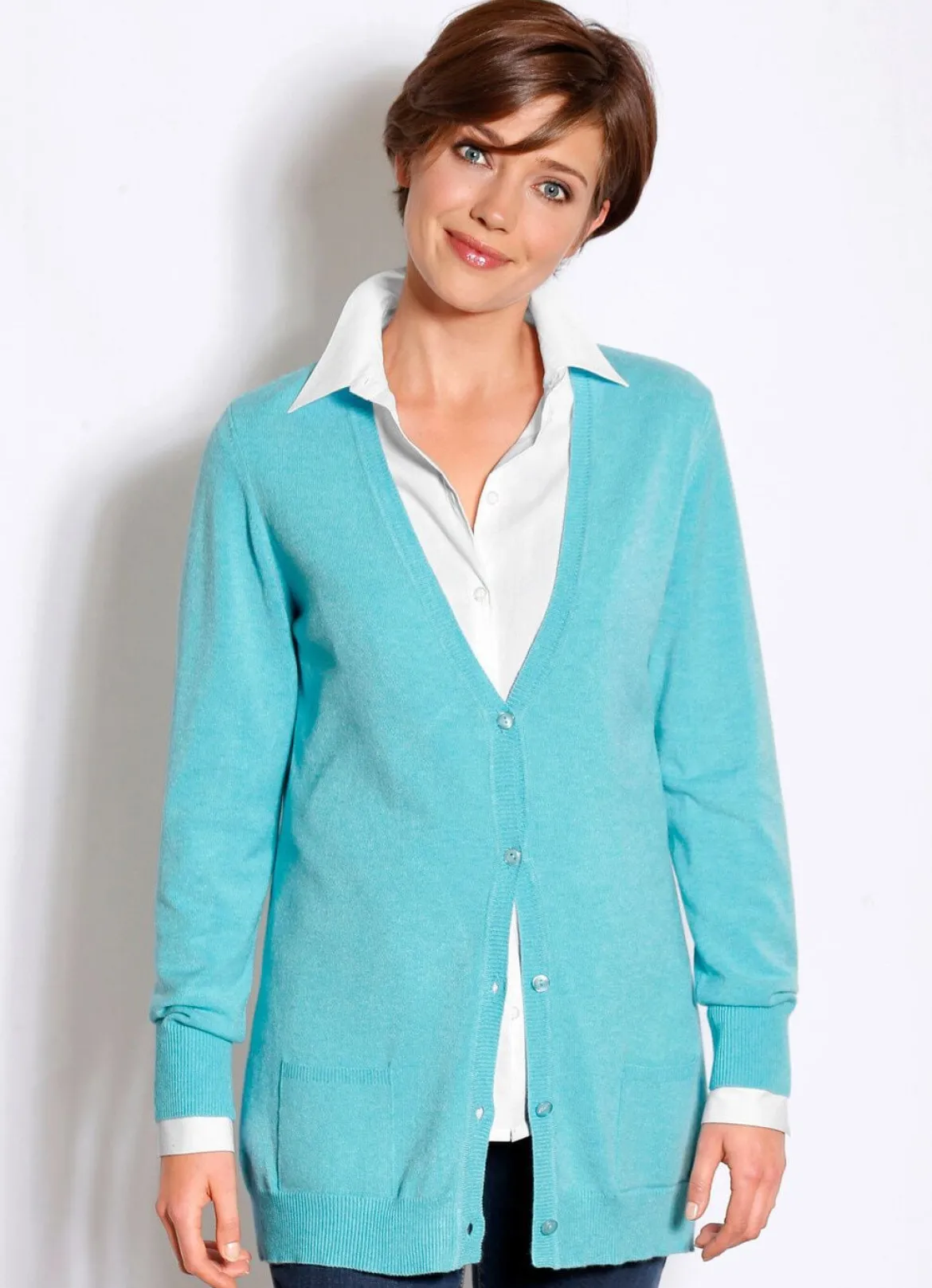 Strickjacke mit Modal
