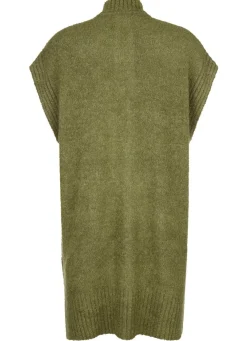 Strickweste aus Bouclé-Melangegarn