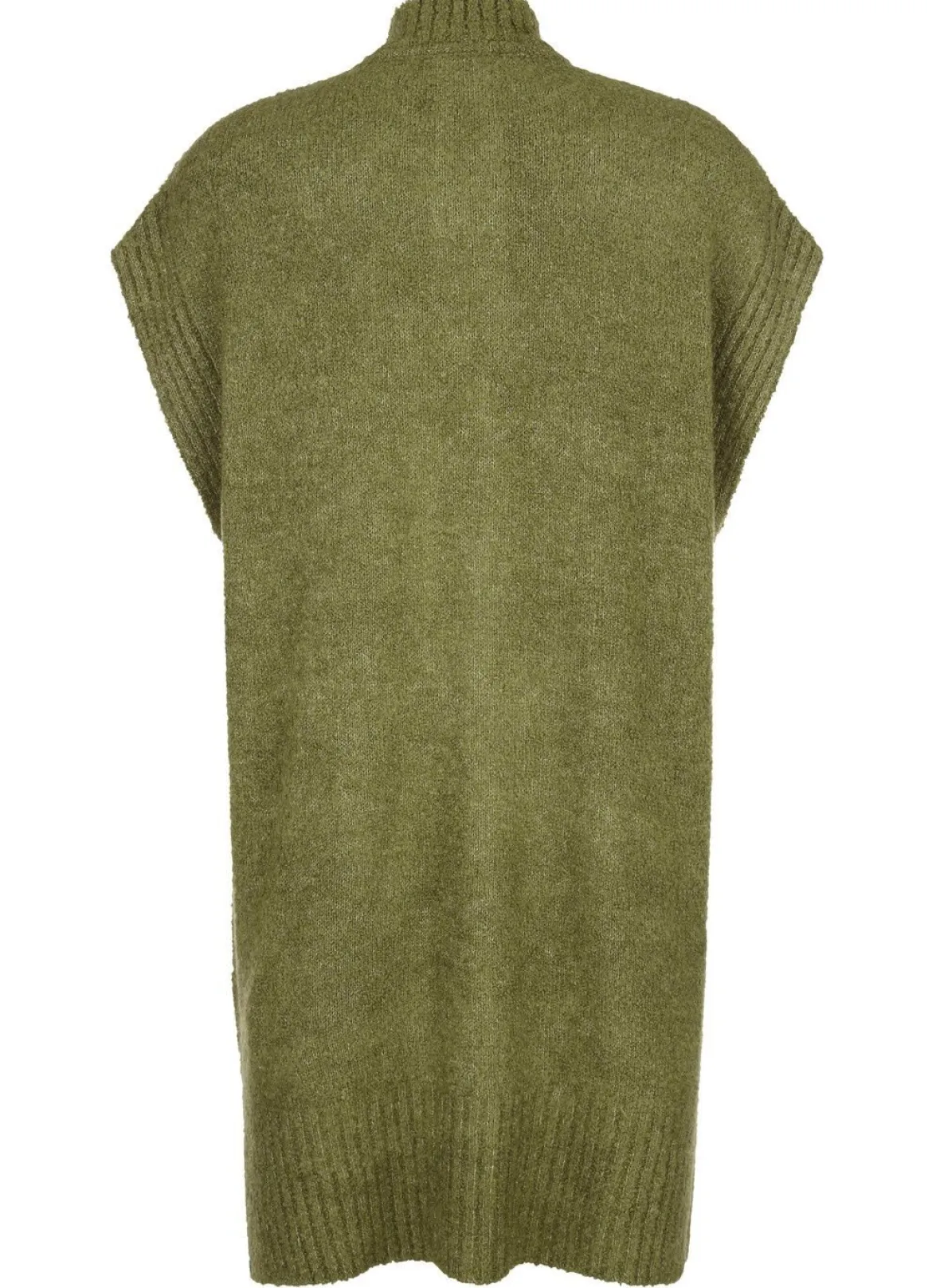 Strickweste aus Bouclé-Melangegarn